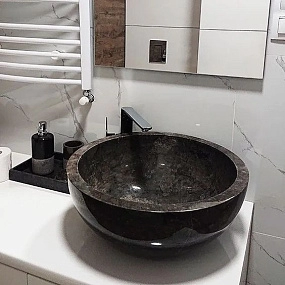 Раковины из гранита и мрамора