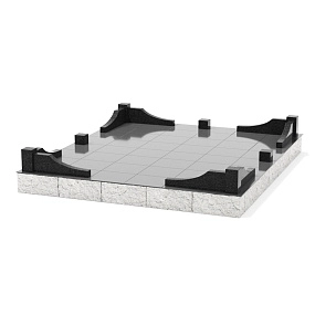 Гранитная ограда О-12