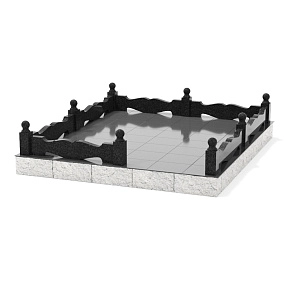 Гранитная ограда О-14