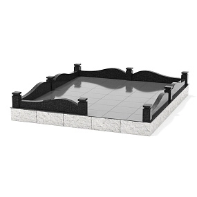 Гранитная ограда О-26