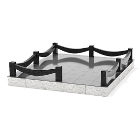 Гранитная ограда О-20