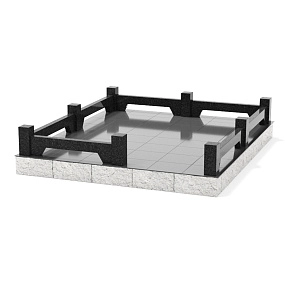 Гранитная ограда О-24